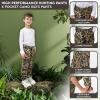 TrailCrest Youth Kids Camo Hunting Cargo Pants | 6 Pockets | Mossy Oak Break-Up Country™ (Improved Specs)(Shaddow Grass Blades)