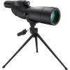 Barska 20-60x65mm Level Spotting Scope – Waterproof, Fogproof, Fully Multi-Coated Optics, Built-in Tripod Mount(Black)