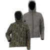 DOING SOMETHING GREAT Womens Reversible Puffer Jacket(Mossy Oak Bottomland Original/Stone)