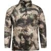 Mossy Oak Camo Hunting Jacket for Men Fleece Quarter Zip Pullover(Terra Gila)