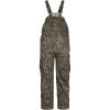 Mossy Oak Cotton Mill 2.0 Camo Hunting Bibs, Uninsulated Camo Overalls for Men(Greenleaf)