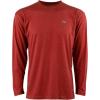Mossy Oak Long Sleeve Work Shirts for Men, Construction Shirts for Men(Heather Red)