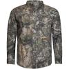 Mossy Oak Men’s Tibbee Technical Lightweight Camo Hunting Shirt(Country Dna)