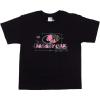 Mossy Oak Youth Calculations Tee Girls Black Short Sleeve T-Shirt Pink Camo Size Medium