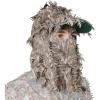 QuikCamo Lightweight 3D Leafy Camo Face Mask & Hat for Hunting, OSFM Adjustable Camouflage Hat, Mossy Oak & Realtree(Mossy Oak New Bottomland Camo)
