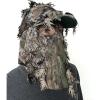 QuikCamo Lightweight 3D Leafy Camo Face Mask & Hat for Hunting, OSFM Adjustable Camouflage Hat, Mossy Oak & Realtree(Realtree Apx Camo)