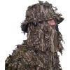 QuikCamo Realtree & Mossy Oak 3D Leafy Camo Face Mask Bucket Hat for Men Deer Duck and Turkey Hunting (Fully Adjustable OSFM)(Mossy Oak Original Bottomland Camo)
