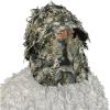 QuikCamo Realtree & Mossy Oak 3D Leafy Camo Face Mask Bucket Hat for Men Deer Duck and Turkey Hunting (Fully Adjustable OSFM)(Realtree Apx Camo)