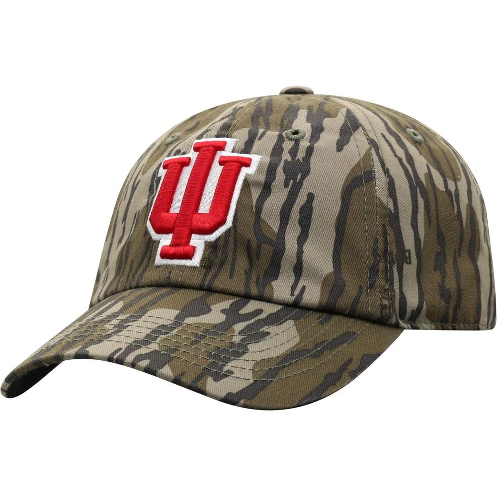 imageMossy Oak Bottomland Original Camo College Crew Adjustable HatIndiana Hoosiers