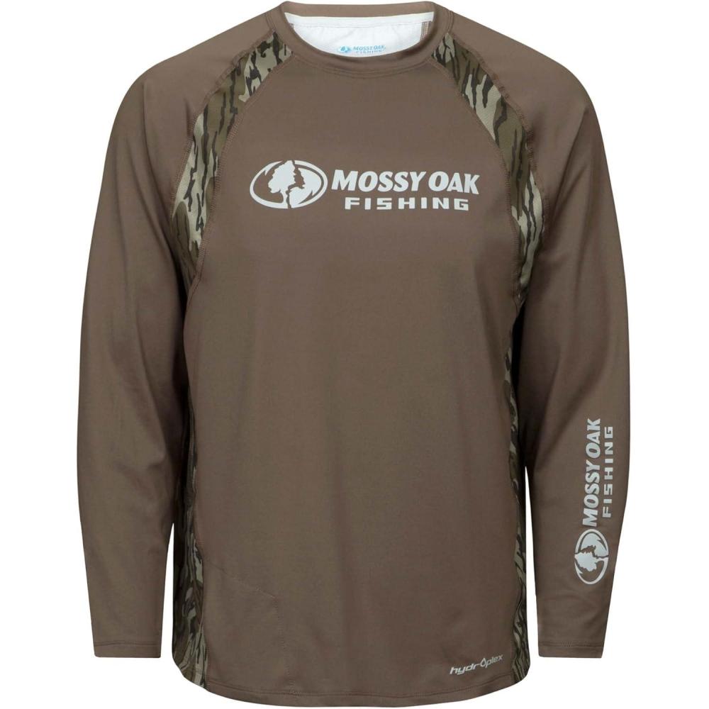 imageMossy Oak Mens Fishing Shirts for Men Long Sleeve with UPF 40 Sun ProtectionShirtBranch