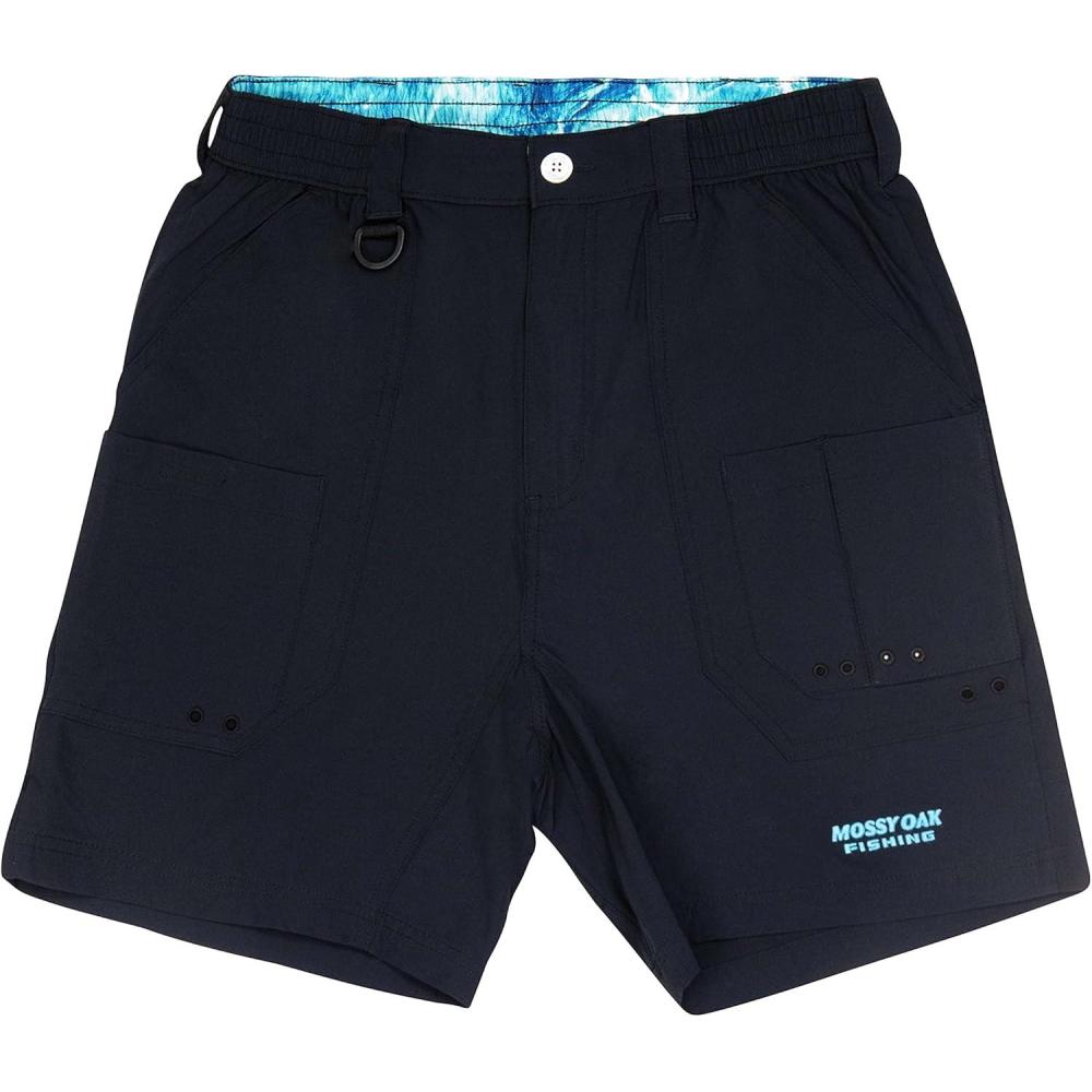 imageMossy Oak Mens XTR Fishing Shorts for Men Quick Dry Mens Hiking ShortsAnthracite