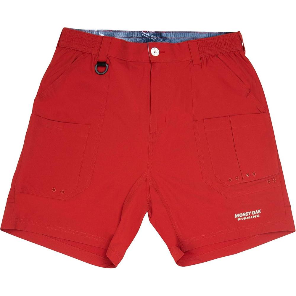 imageMossy Oak Mens XTR Fishing Shorts for Men Quick Dry Mens Hiking ShortsWinery