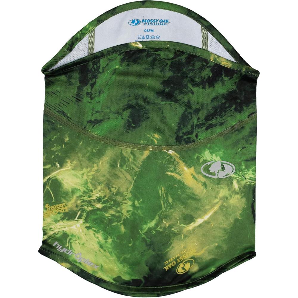 imageMossy Oak unisexadult Fishing Neck Gaiter Cooling Fishing Mask With Breathable Mesh ampamp Upf ProtectionNeck GaiterConfluence