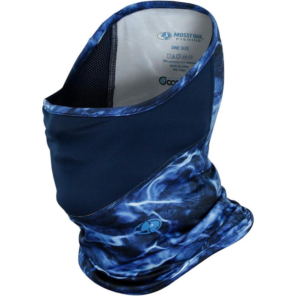 imageMossy Oak unisexadult Fishing Neck Gaiter Cooling Fishing Mask With Breathable Mesh ampamp Upf ProtectionNeck GaiterMarlin