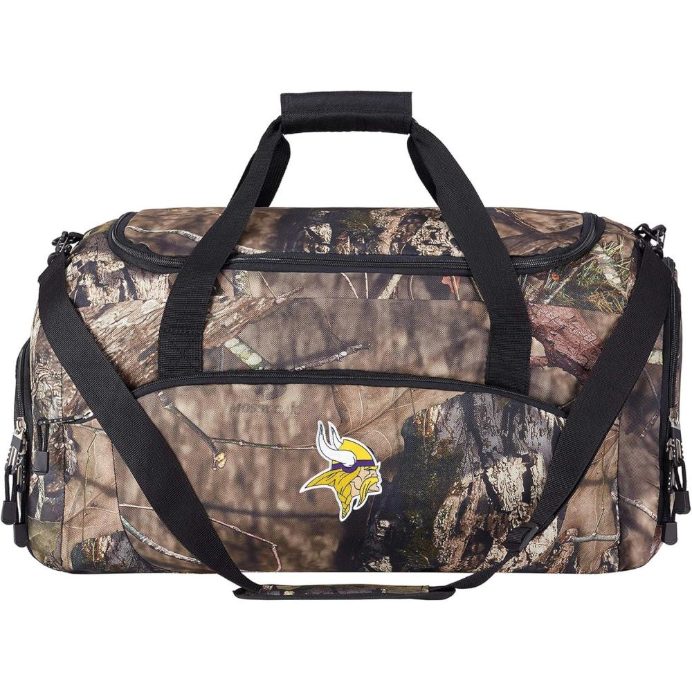 imageOfficially Licensed NFL quotBasecampquot Duffel Mossy Oak 20quot x 11quot x 125quotMinnesota Vikings