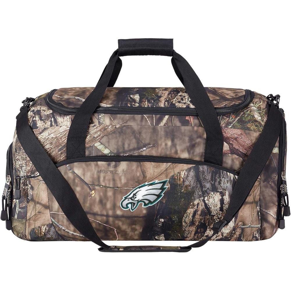 imageOfficially Licensed NFL quotBasecampquot Duffel Mossy Oak 20quot x 11quot x 125quotPhiladelphia Eagles