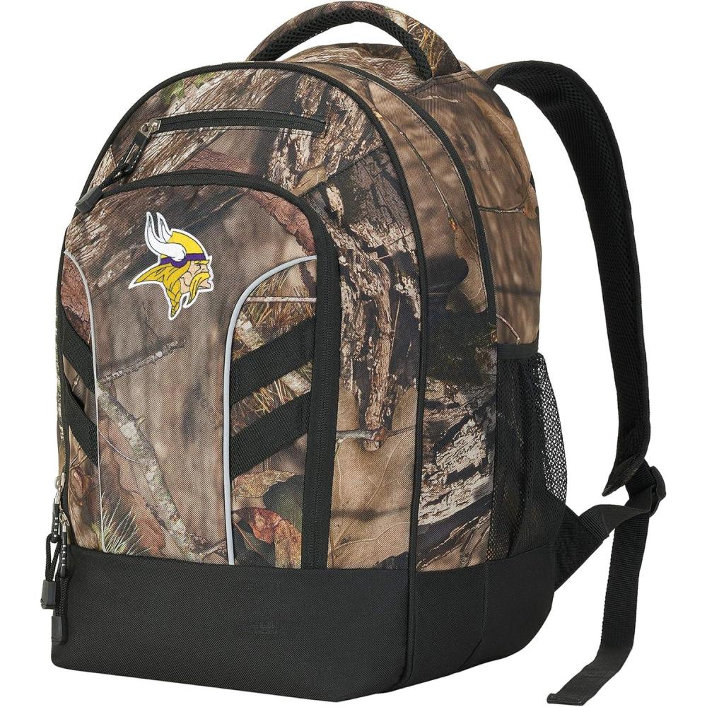 imageOfficially Licensed NFL quotTrailtekquot Backpack 19quot Mossy OakMinnesota Vikings