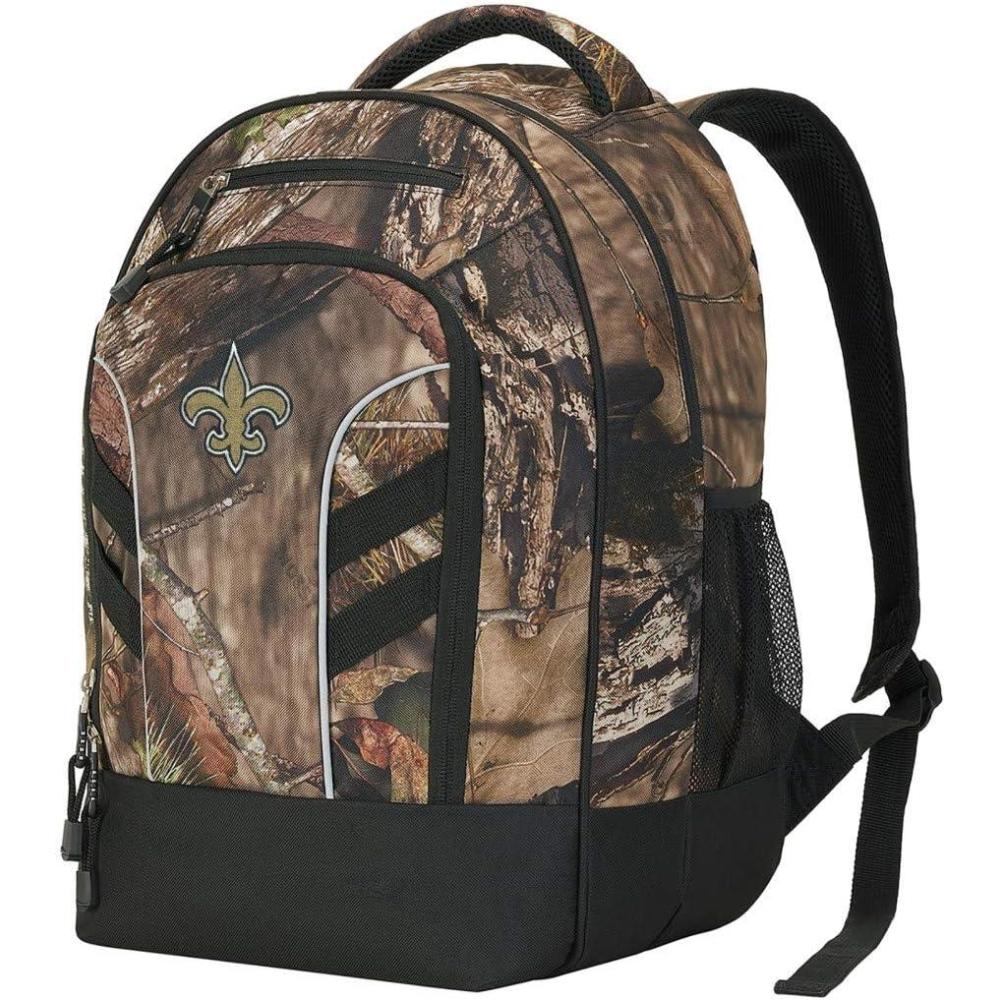 imageOfficially Licensed NFL quotTrailtekquot Backpack 19quot Mossy OakNew Orleans Saints