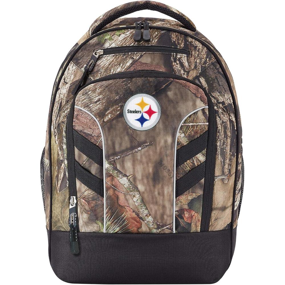 imageOfficially Licensed NFL quotTrailtekquot Backpack 19quot Mossy OakPittsburgh Steelers