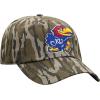 Mossy Oak Bottomland Original Camo College Crew Adjustable Hat(Kansas Jayhawks)