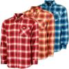Mossy Oak Flannel Shirt for Men, Buffalo Plaid Long Sleeve Mens Flannel Shirts(Olive Buffalo Plaid)