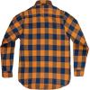 Mossy Oak Flannel Shirt for Men, Buffalo Plaid Long Sleeve Mens Flannel Shirts(Orange Peel Buffalo)