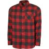 Mossy Oak Flannel Shirt for Men, Buffalo Plaid Long Sleeve Mens Flannel Shirts(Red Buffalo)