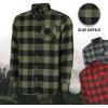 Mossy Oak Heavy Flannel Shirt for Men, Thermal Lined Plaid Mens Flannel Shirts(Olive Buffalo)