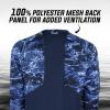 Mossy Oak Mens Fishing Shirts for Men Long Sleeve with UPF 40+ Sun ProtectionShirt(Bonefish)