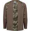 Mossy Oak Mens Fishing Shirts for Men Long Sleeve with UPF 40+ Sun ProtectionShirt(Branch)