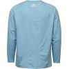 Mossy Oak Mens Fishing Shirts for Men Long Sleeve with UPF 40+ Sun ProtectionShirt(Cool Blue)