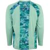 Mossy Oak Mens Fishing Shirts for Men Long Sleeve with UPF 40+ Sun ProtectionShirt(Lichen)
