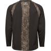 Mossy Oak Mens Fishing Shirts for Men Long Sleeve with UPF 40+ Sun ProtectionShirt(Raven)