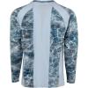 Mossy Oak Mens Fishing Shirts for Men Long Sleeve with UPF 40+ Sun ProtectionShirt(Steelhead)