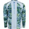 Mossy Oak Mens Fishing Shirts for Men Long Sleeve with UPF 40+ Sun ProtectionShirt(Yellowtail)
