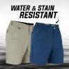 Mossy Oak Mens XTR Fishing Shorts for Men Quick Dry, Mens Hiking Shorts(Charcoal)