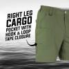 Mossy Oak Mens XTR Fishing Shorts for Men Quick Dry, Mens Hiking Shorts(Deep Sea Blue)