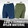 Mossy Oak Mens XTR Fishing Shorts for Men Quick Dry, Mens Hiking Shorts(Navy)