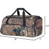 Officially Licensed NFL “Basecamp” Duffel, Mossy Oak, 20″ x 11″ x 12.5″(Carolina Panthers)