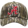 Top of the World mens Mossy Oak Bottomland Original Camo College Crew Adjustable Hat(Alabama Crimson Tide Black)