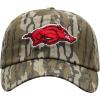 Top of the World mens Mossy Oak Bottomland Original Camo College Crew Adjustable Hat(Arkansas Razorbacks Black)