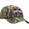 Top of the World mens Mossy Oak Bottomland Original Camo College Crew Adjustable Hat(Mississippi State Bulldogs Black)