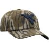 Top of the World mens Mossy Oak Bottomland Original Camo College Crew Adjustable Hat(West Virginia Mountaineers Black)