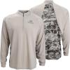 EAG Elite Mossy Oak Elements Quarter Zip Performance Long Sleeve Pullover(Manta)