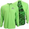 EAG Elite Mossy Oak Elements Quarter Zip Performance Long Sleeve Pullover(Morey)