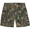 Mossy Oak Fishing Shorts for Men Quick Dry Flex(Greenleaf)