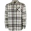 Mossy Oak Flannel Shirt for Men, Buffalo Plaid Long Sleeve Mens Flannel Shirts(Black Check)