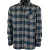 Mossy Oak Flannel Shirt for Men, Buffalo Plaid Long Sleeve Mens Flannel Shirts(Gray Buffalo Plaid)