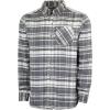 Mossy Oak Flannel Shirt for Men, Buffalo Plaid Long Sleeve Mens Flannel Shirts(Gray Check)