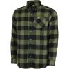 Mossy Oak Heavy Flannel Shirt for Men, Thermal Lined Plaid Mens Flannel Shirts(Olive Buffalo)